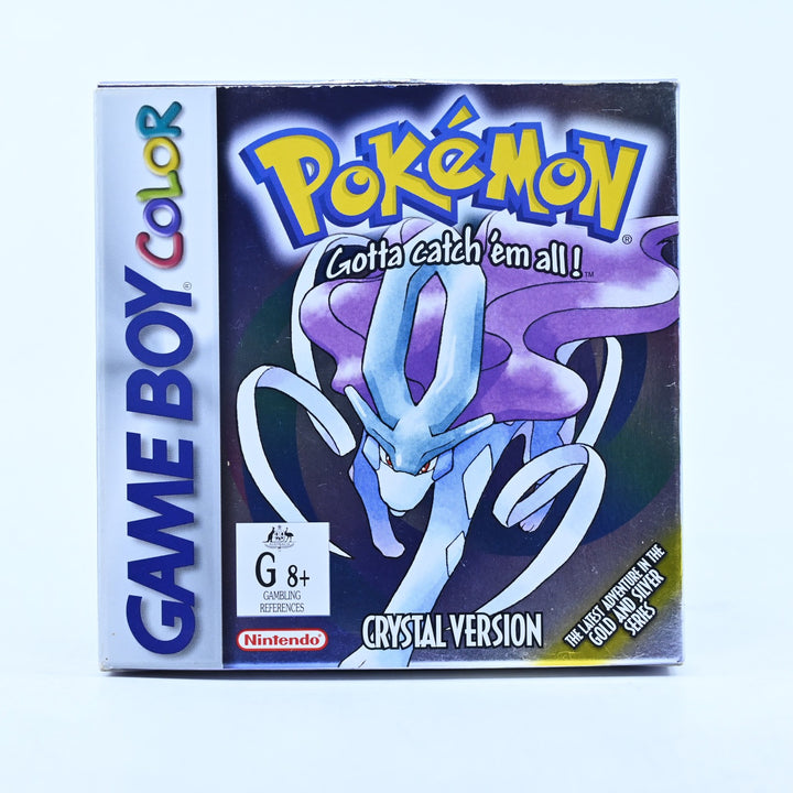 Pokemon Crystal Version - Nintendo Gameboy Color Boxed Game - PAL - NEW BATTERY!