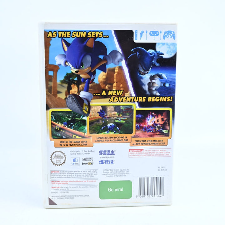 Sonic Unleashed - Nintendo Wii Game No Manual - PAL - MINT DISC!