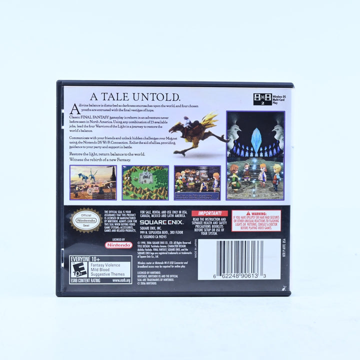 Final Fantasy III - Nintendo DS Game - PAL + Manual - FREE POST!