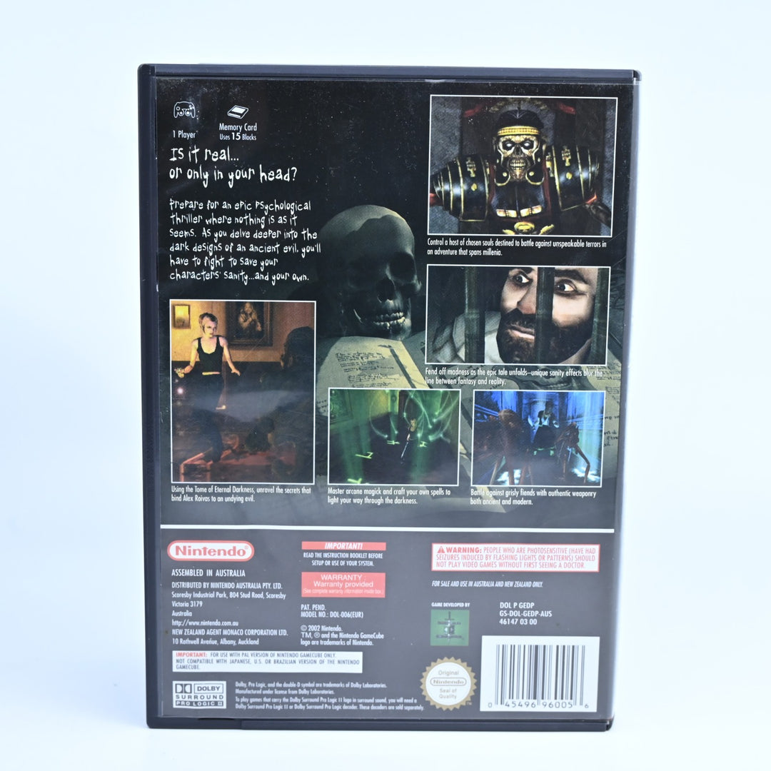 Eternal Darkness: Sanity's Requiem - Nintendo Gamecube Game + Manual - PAL