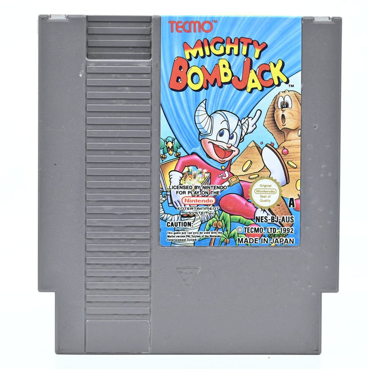 Mighty Bomb Jack - Nintendo Entertainment System / NES Game - PAL - FREE POST!
