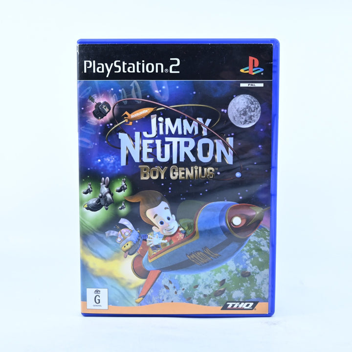 Jimmy Neutron Boy Genius - Sony Playstation 2 / PS2 Game + Manual - PAL