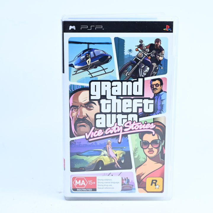 Grand Theft Auto: Vice City Stories - Sony PSP Game + Manual - No Map