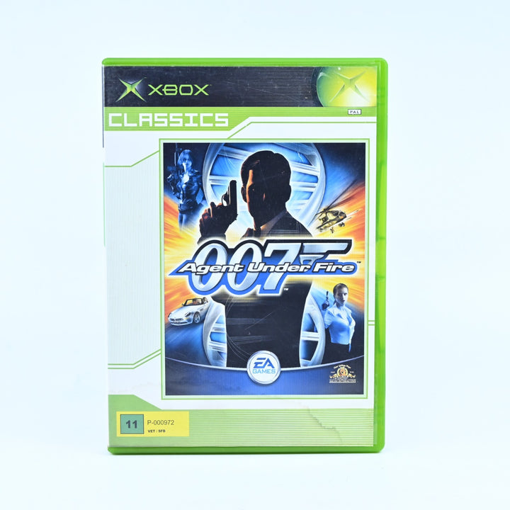 James Bond 007: Agent Under Fire -  Original Xbox Game + Manual - PAL