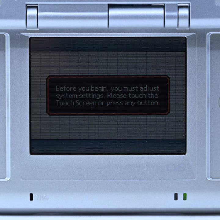 Silver Original DS - Nintendo DS Console - NTR-001 - PAL - DEAD PIXELS