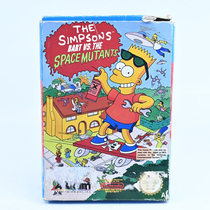 The Simpsons Bart vs. The Space Mutants - NES Boxed Game - PAL - FREE POST!