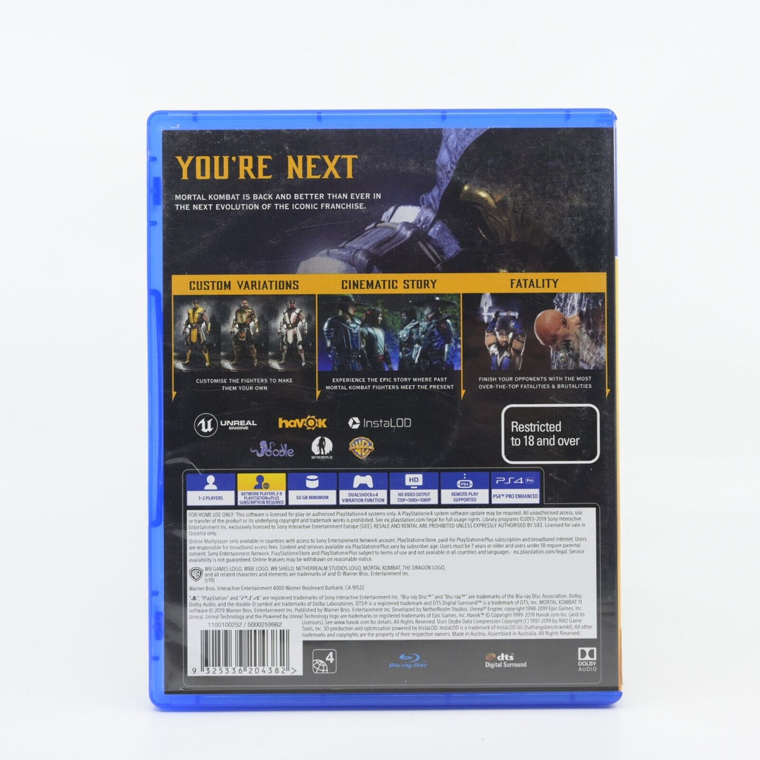 Mortal Kombat 11 - Sony Playstation 4 / PS4 Game - FREE POST!
