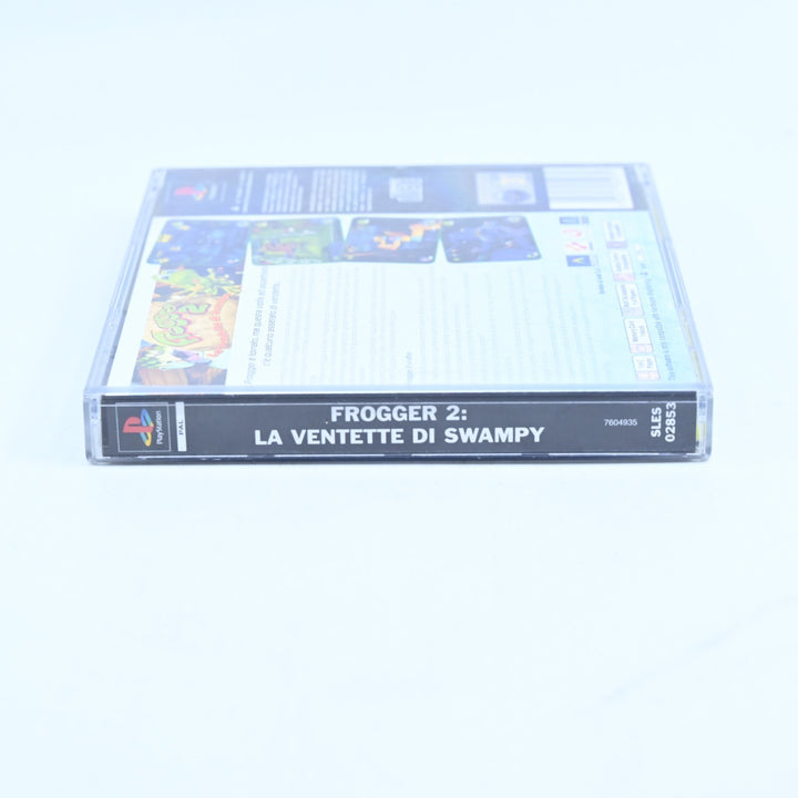 Frogger 2: La Vendetta Di Swampy - Sony Playstation 1 / PS1 Game + Manual - PAL