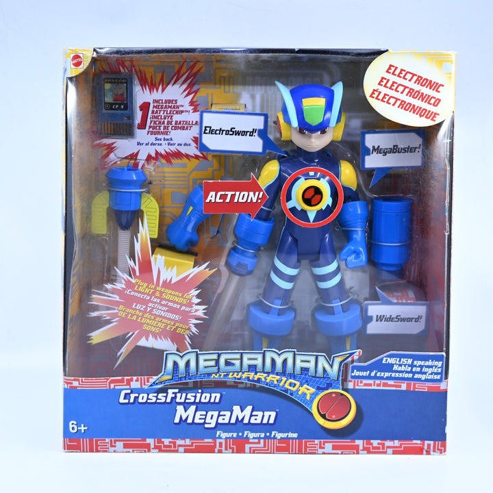 SEALED! Electronic Cross Fusion Mega Man - MegaMan NT Warrior - Action Figure