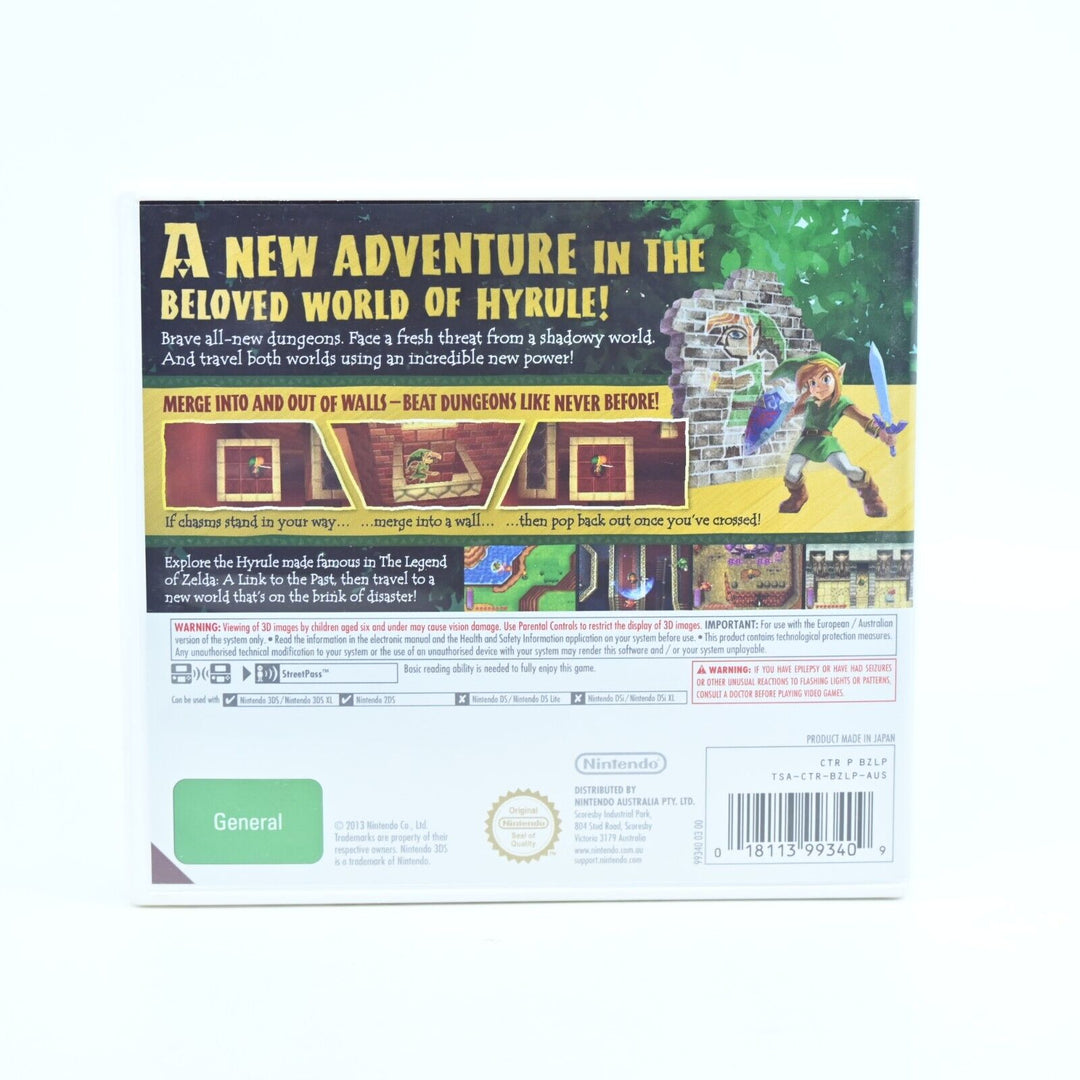 The Legend of Zelda: A Link Between Worlds - Nintendo 3DS Game - PAL - FREE POST