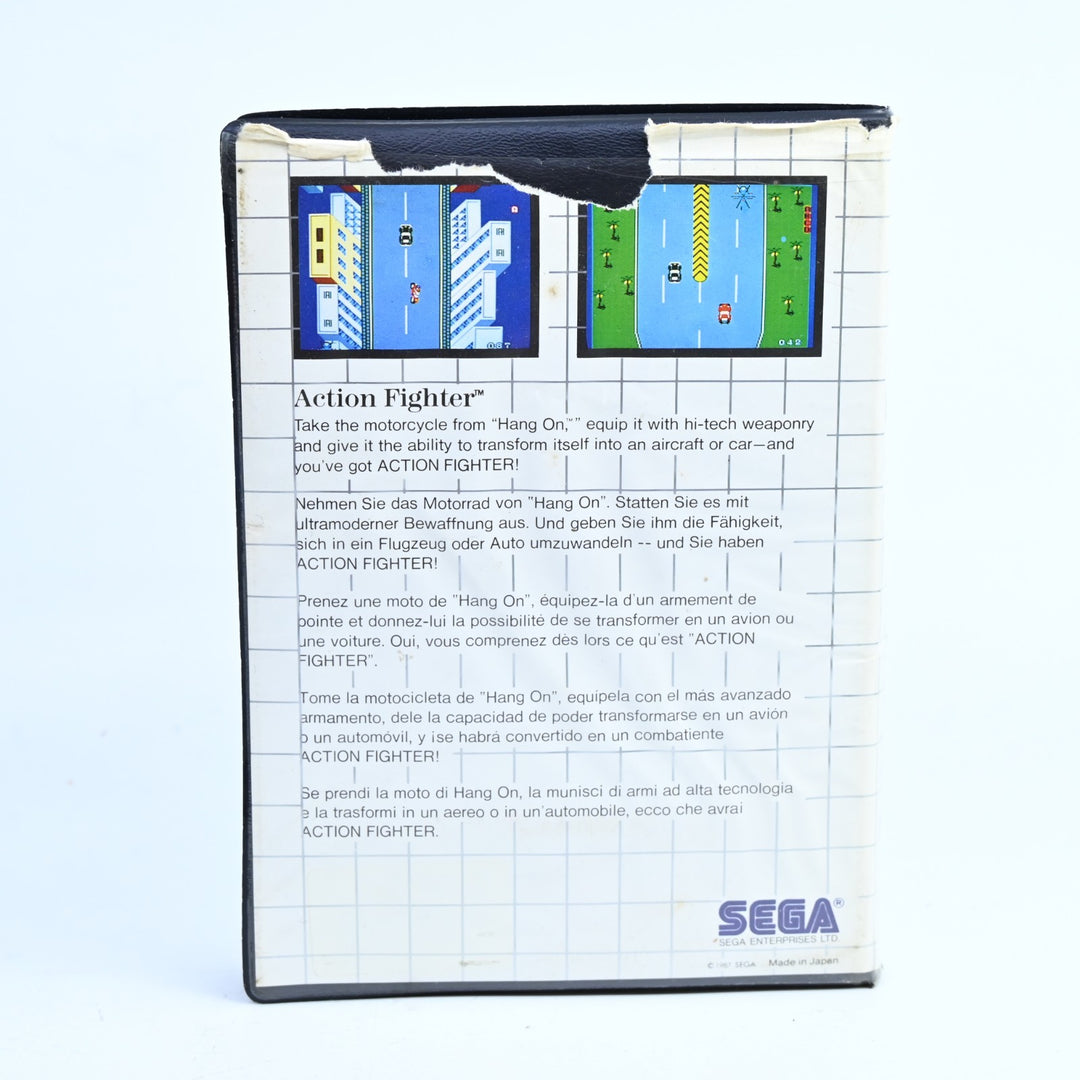 Action Fighter - No Manual - Sega Master System Game - PAL - FREE POST!