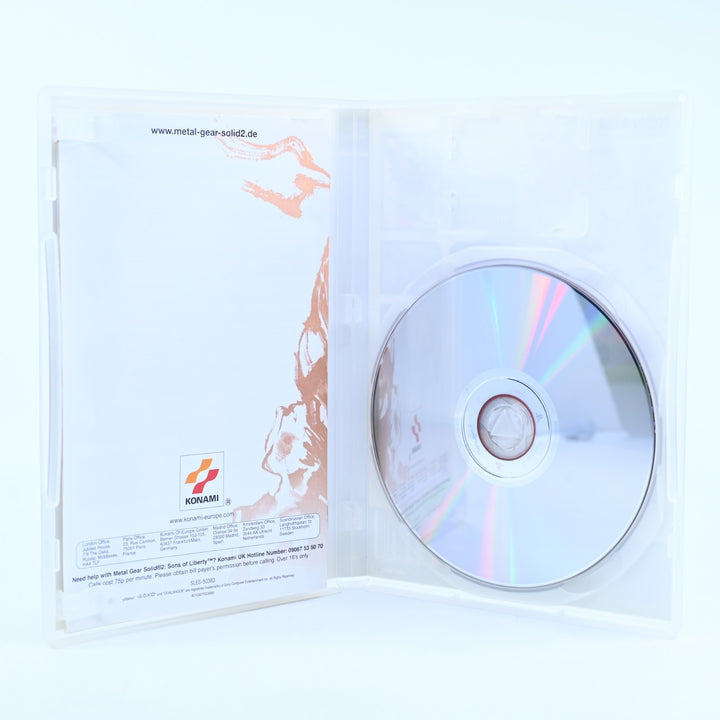 Metal Gear Solid 2: Sons of Liberty - Sony Playstation 2 / PS2 Game + Manual