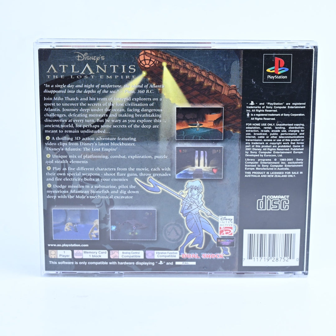 Disney's Atlantis: The Lost Empire - PS1 Game - No Manual - PAL