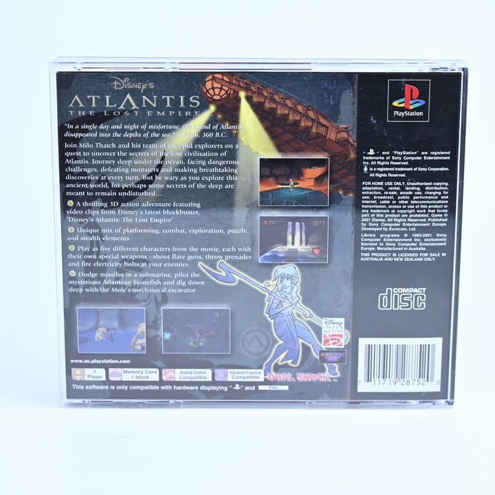 Disney's Atlantis: The Lost Empire - PS1 Game - No Manual - PAL