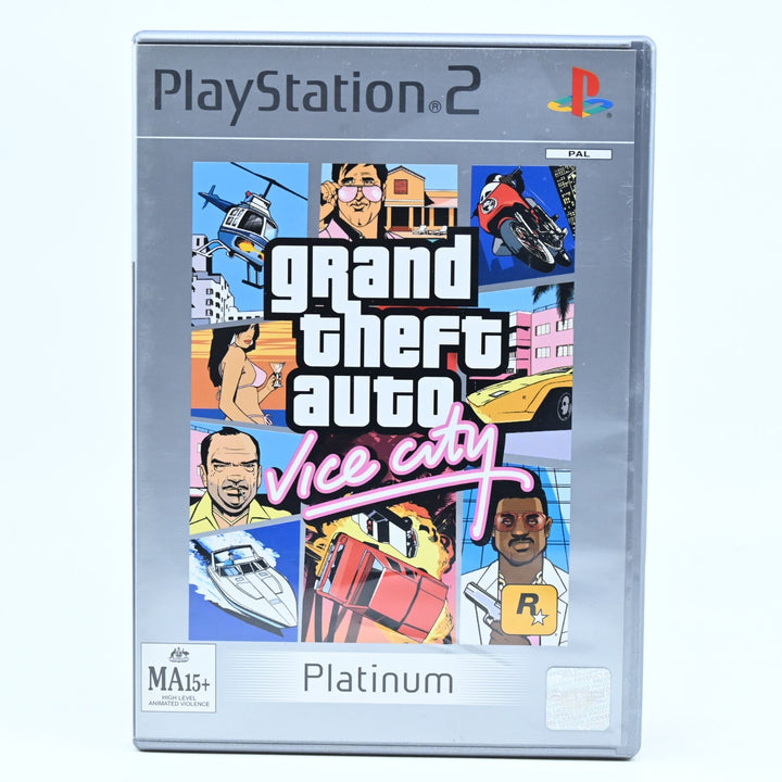 Grand Theft Auto: Vice City - Sony Playstation 2 / PS2 Game - PAL - No Map