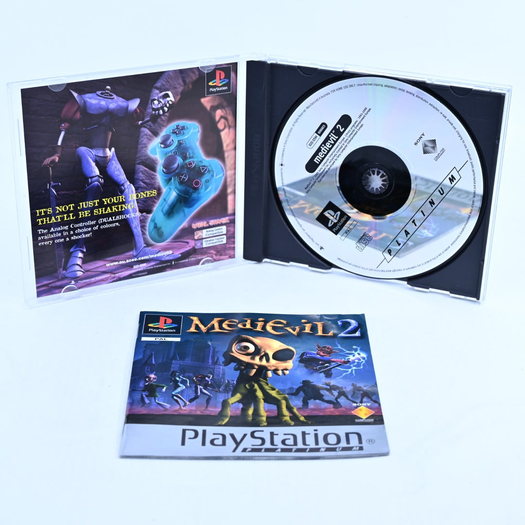 Medievil 2 - Sony Playstation 1 / PS1 Game + Manual - PAL