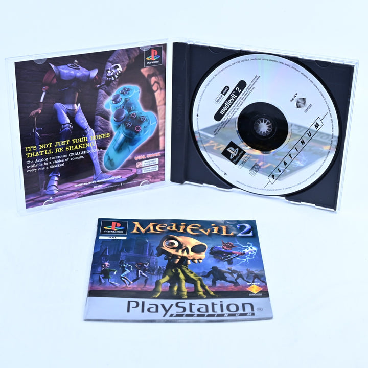 Medievil 2 - Sony Playstation 1 / PS1 Game + Manual - PAL