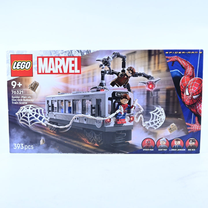 SEALED! LEGO 76321 Marvel - Spider-Man vs. Doc Ock Subway Train Scene - Toy