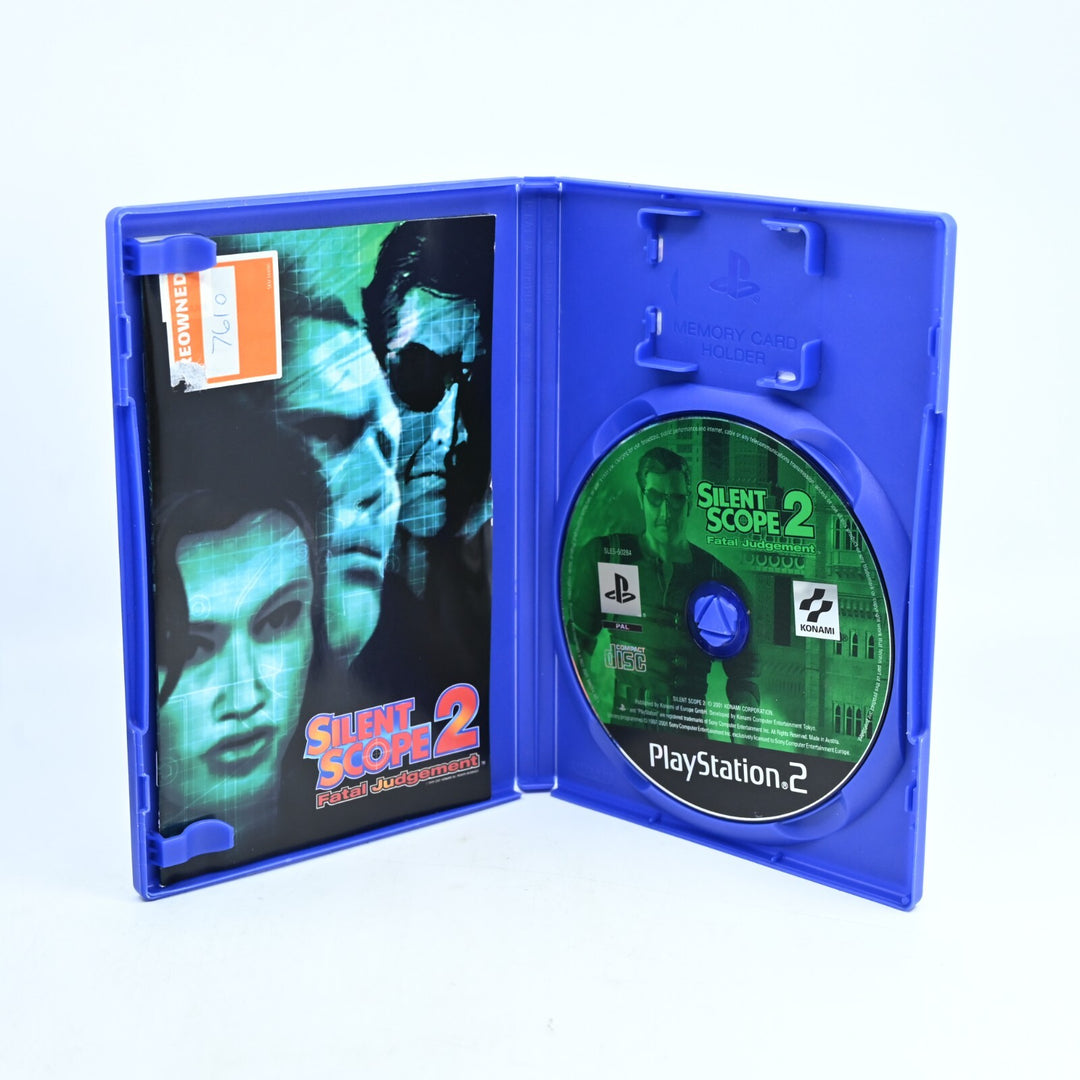 Silent Scope 2: Fatal Judgement - Sony Playstation 2 / PS2 Game + Manual - PAL