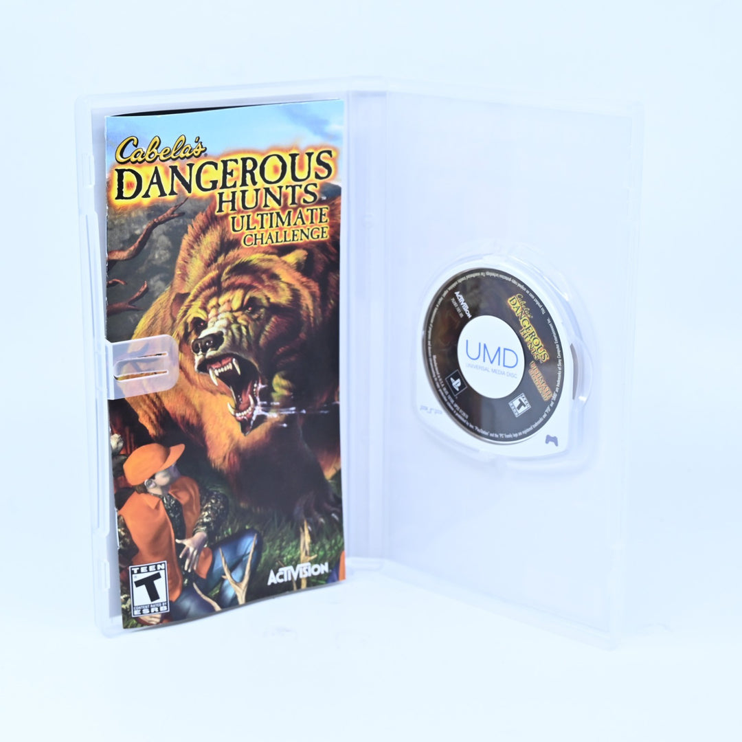 Cabela's Dangerous Hunts: Ultimate Challenge - Sony PSP Game + Manual