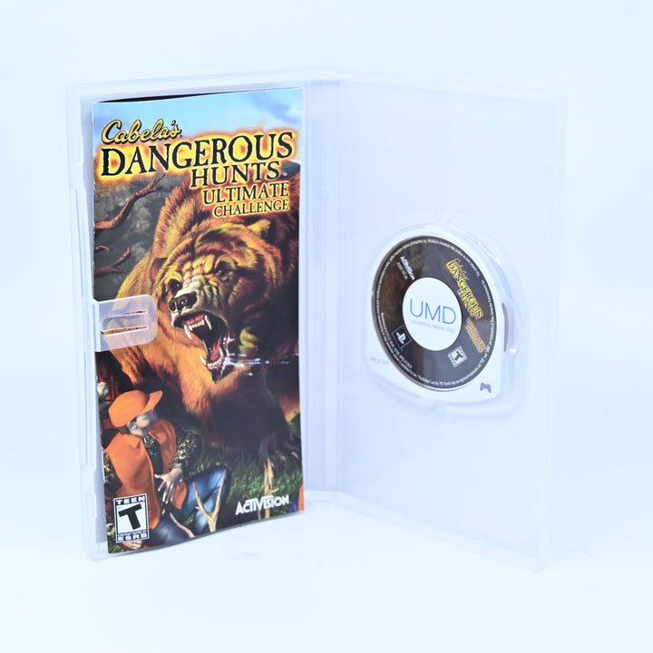 Cabela's Dangerous Hunts: Ultimate Challenge - Sony PSP Game + Manual