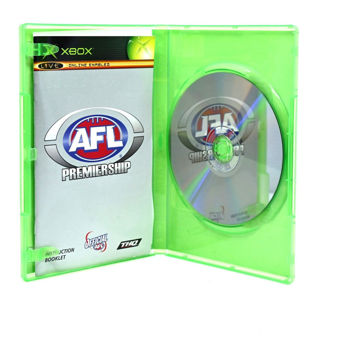 AFL Premiership - Original Xbox Game + Manual - PAL - MINT DISC!