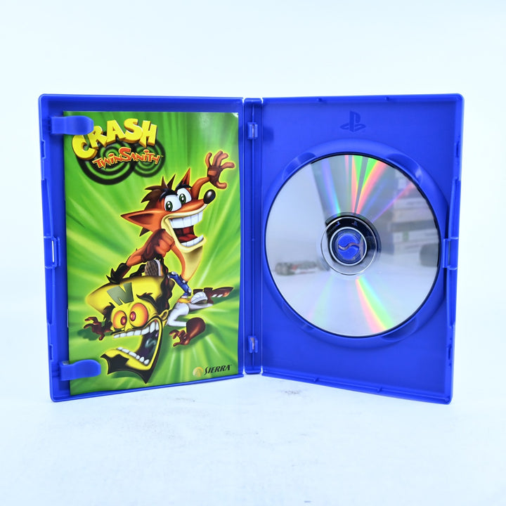Crash Twinsanity - Sony Playstation 2 / PS2 Game + Manual - PAL - MINT DISC!