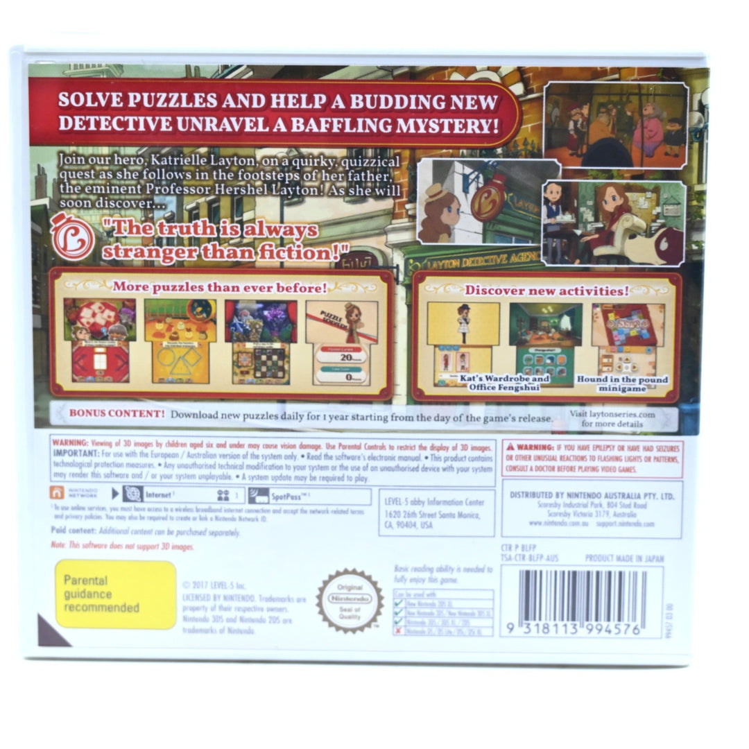 Layton's Mystery Journey Katrielle and the Millionaires Conspiracy  3DS Game