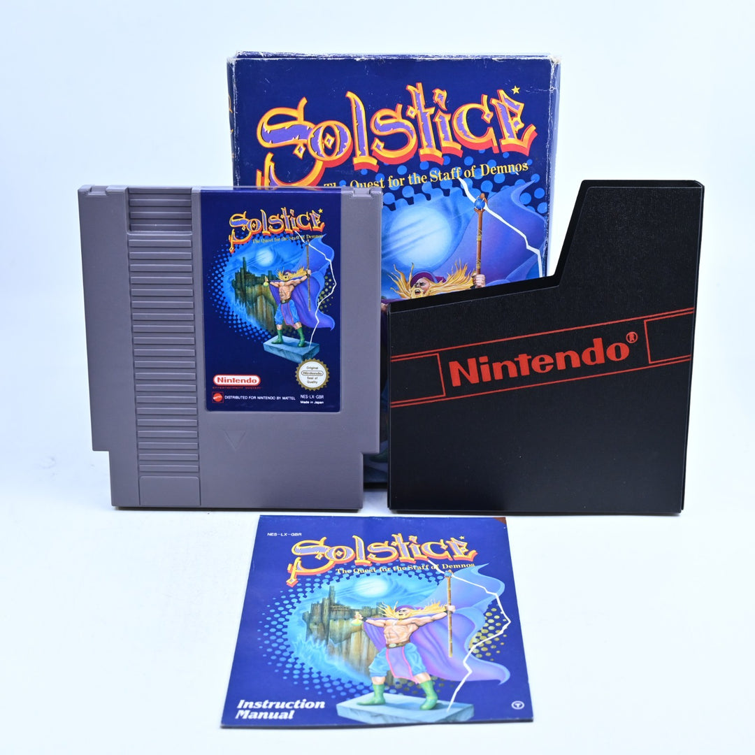 Solstice: The Quest for the Staff of Demnos - NES Boxed Game - PAL - FREE POST!