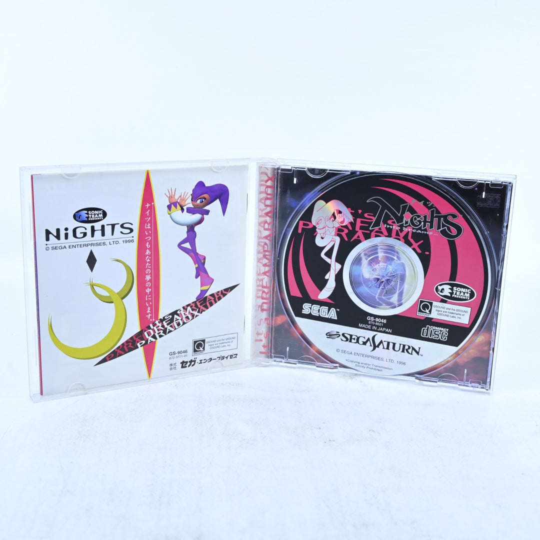 Nights into Dreams... - Sega Saturn Game + Manual - NTSC-J - MINT DISC!