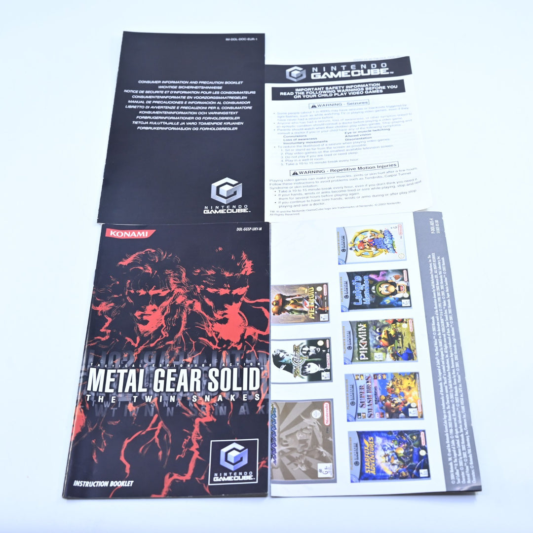 Metal Gear Solid: The Twin Snakes - Nintendo Gamecube Game + Manual - PAL