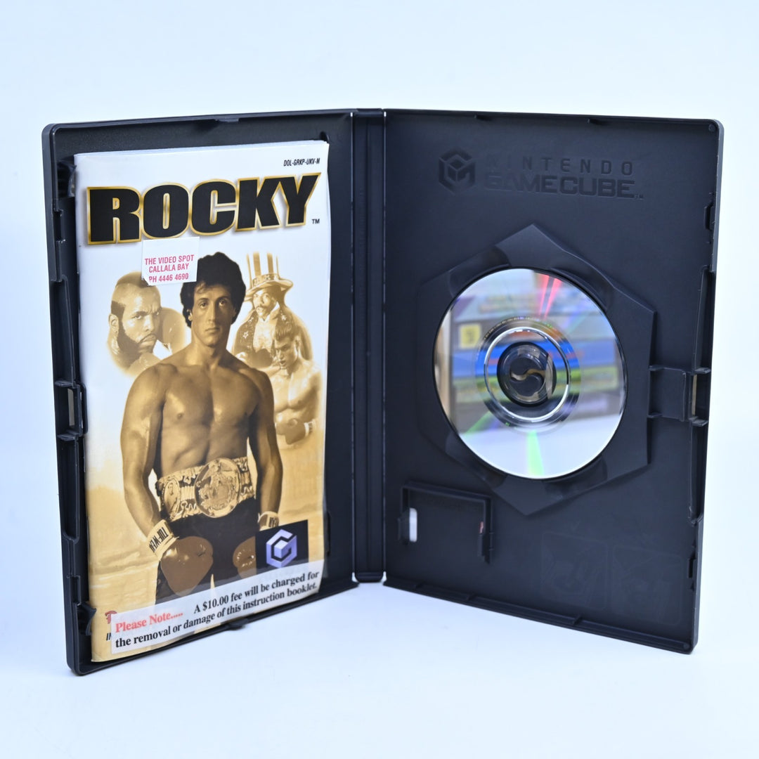 Rocky - Nintendo Gamecube Game + Manual - PAL - Ex-Rental - FREE POST!