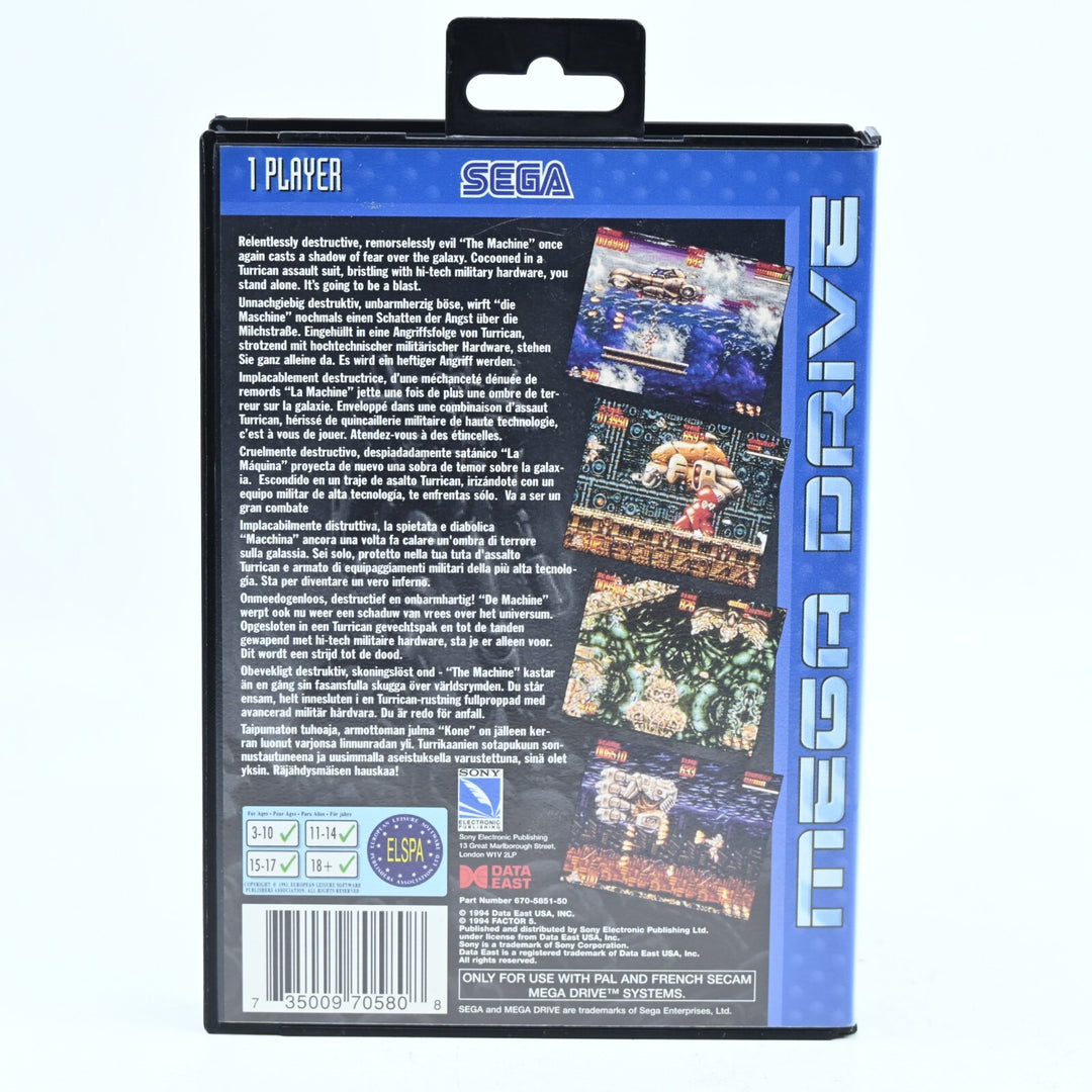 Mega Turrican - Sega Mega Drive Game - PAL - FREE POST!