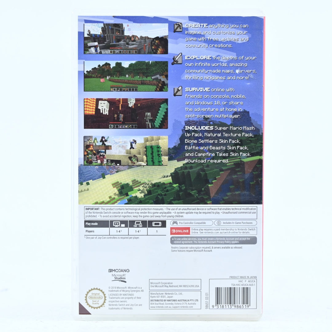 Minecraft - Nintendo Switch Game - FREE POST!