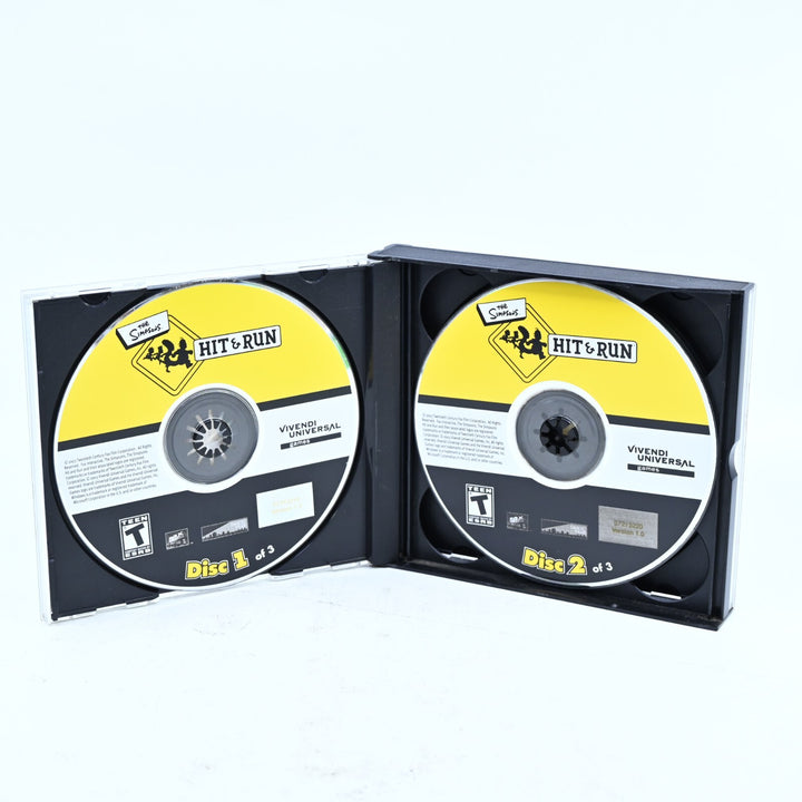 The Simpsons Hit & Run - 3 Discs set - Vivendi Universal Games - PC Game