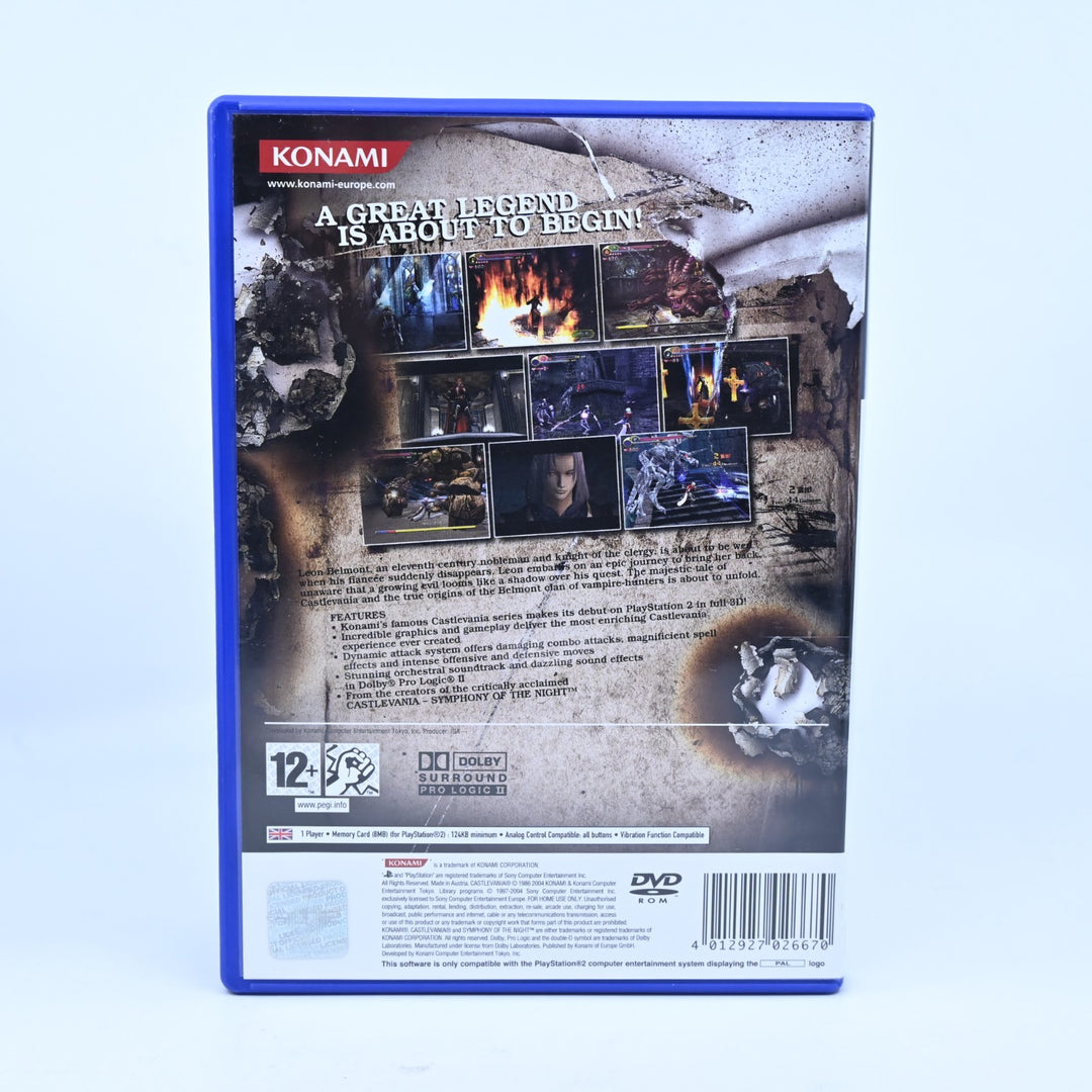 Castlevania - Sony Playstation 2 / PS2 Game + Manual - PAL - MINT DISC!