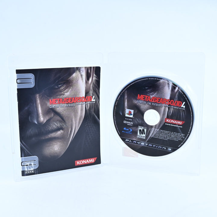 Metal Gear Solid 4: Guns of the Patriots - PS3 Game - Disc Only + Manual