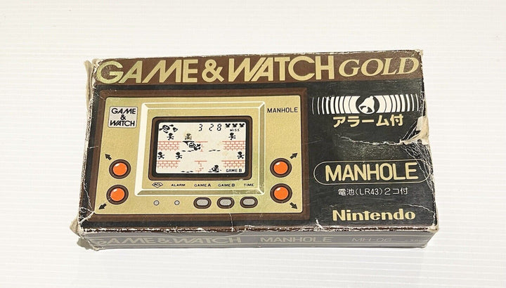 Manhole - Nintendo Game & Watch Boxed Console - FREE POST!