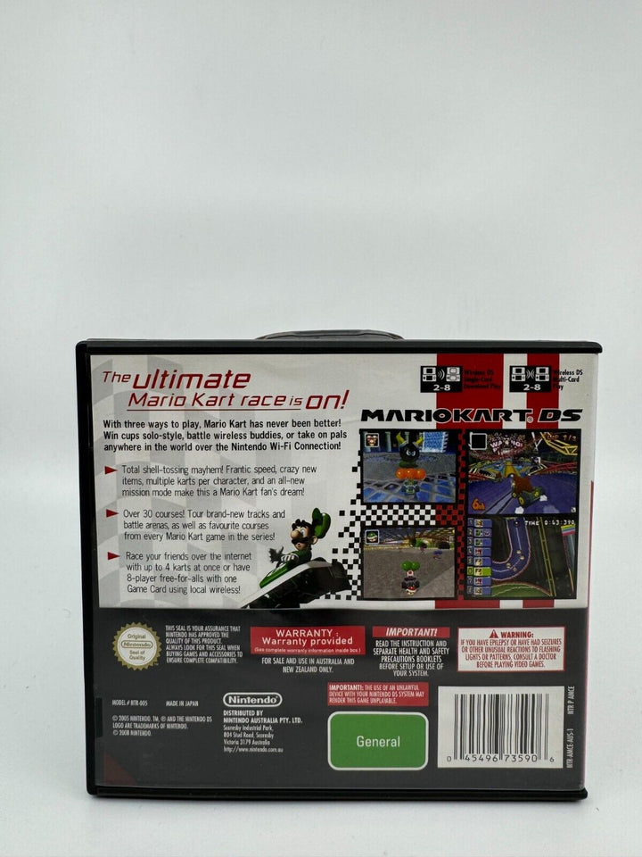 Mario Kart DS #1 - Nintendo DS Game - PAL - FREE POST!