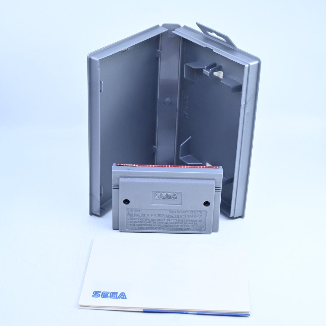 Sonic Spinball - Silver OziSoft - Sega Master System Game + Manual - PAL