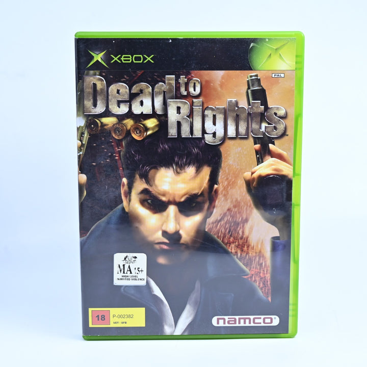 Dead to Rights - Original Xbox Game + Manual - PAL - MINT DISC!