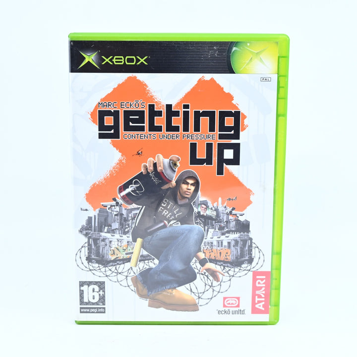 SIGNED! Marc Ecko's Getting Up - Original Xbox Game + Manual - PAL - MINT DISC!