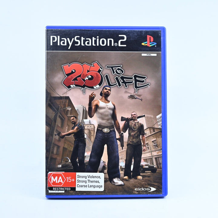 25 to Life - Sony Playstation 2 / PS2 Game + Manual - PAL - MINT DISC!