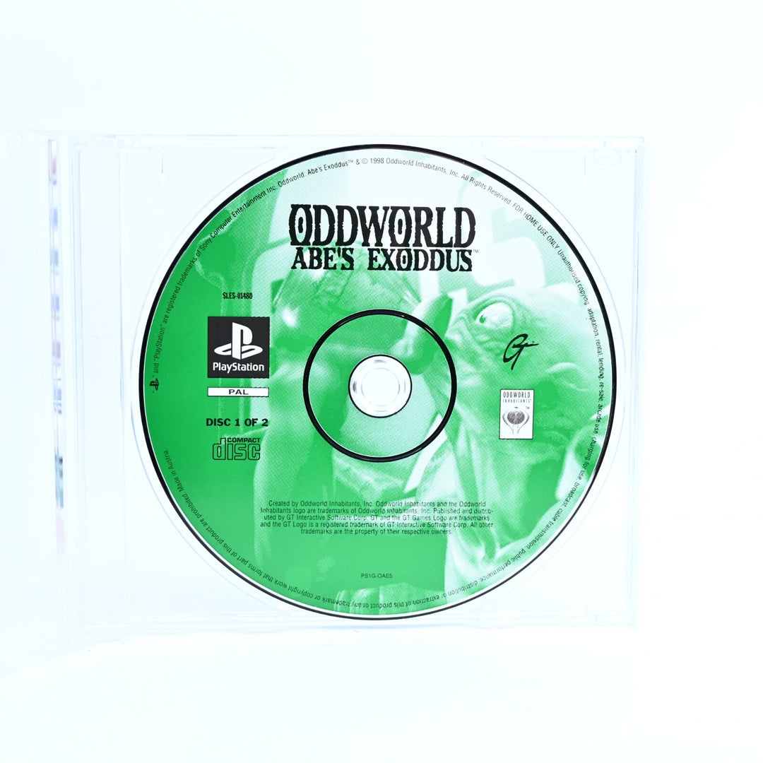 Oddworld: Abe's Exoddus Disc 1 of 2 - PS1 Game - Disc Only - PAL - MINT DISC!