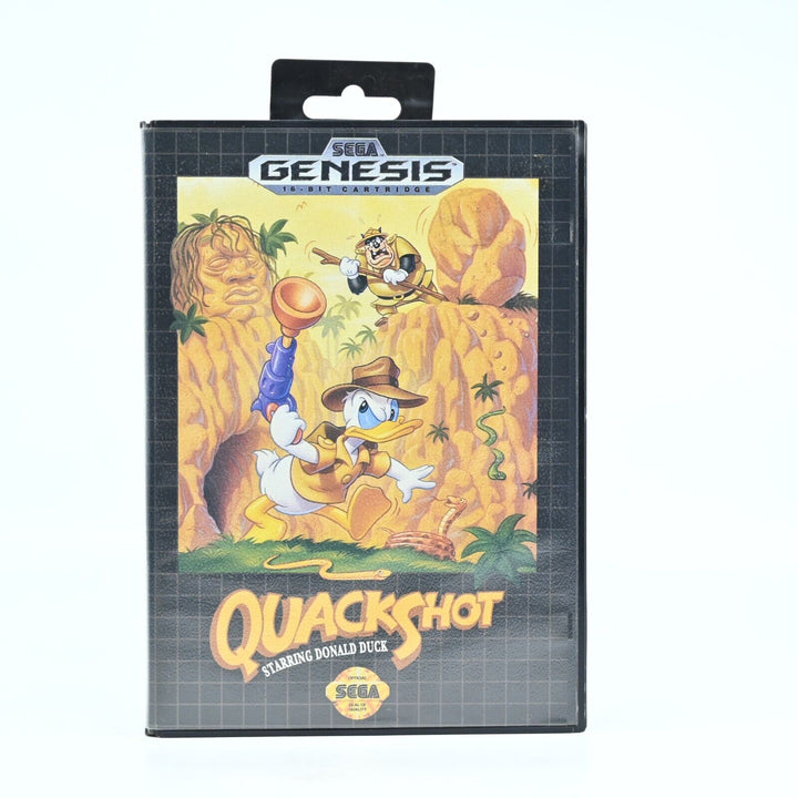 Quackshot Starring Donald Duck + Manual - Sega Mega Drive Game - PAL