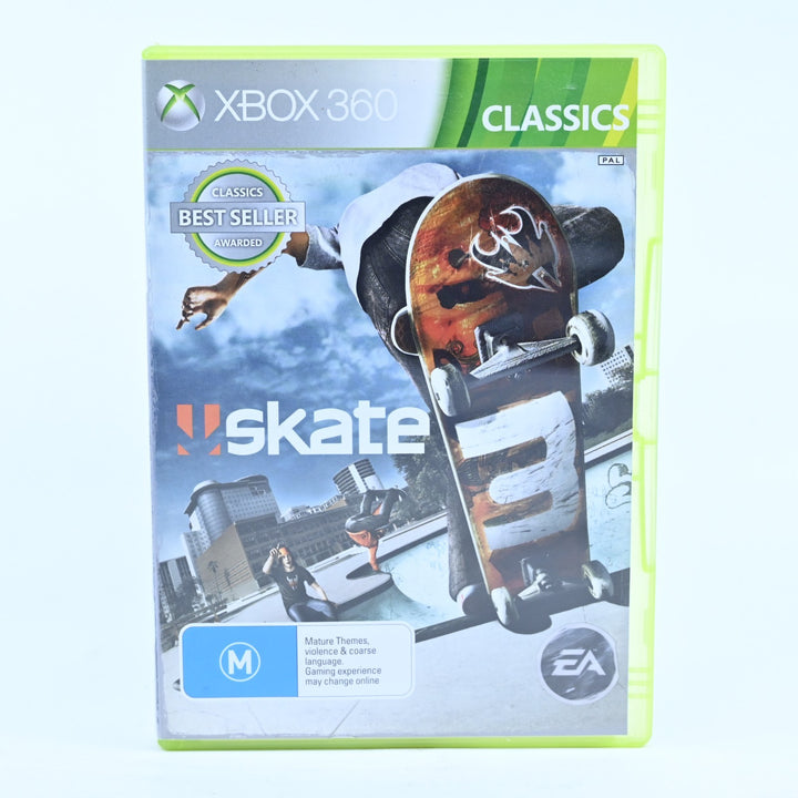 Skate 3 - Xbox 360 Game + Manual - PAL - MINT DISC!