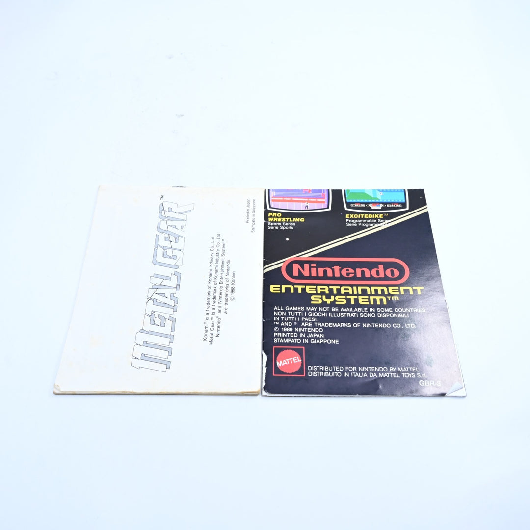 Metal Gear - Nintendo Entertainment System / NES Boxed Game - No Map - PAL