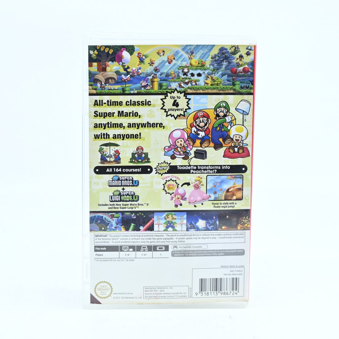 New Super Mario Bros U Deluxe - Nintendo Switch Game - FREE POST!