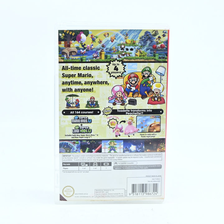 New Super Mario Bros U Deluxe - Nintendo Switch Game - FREE POST!