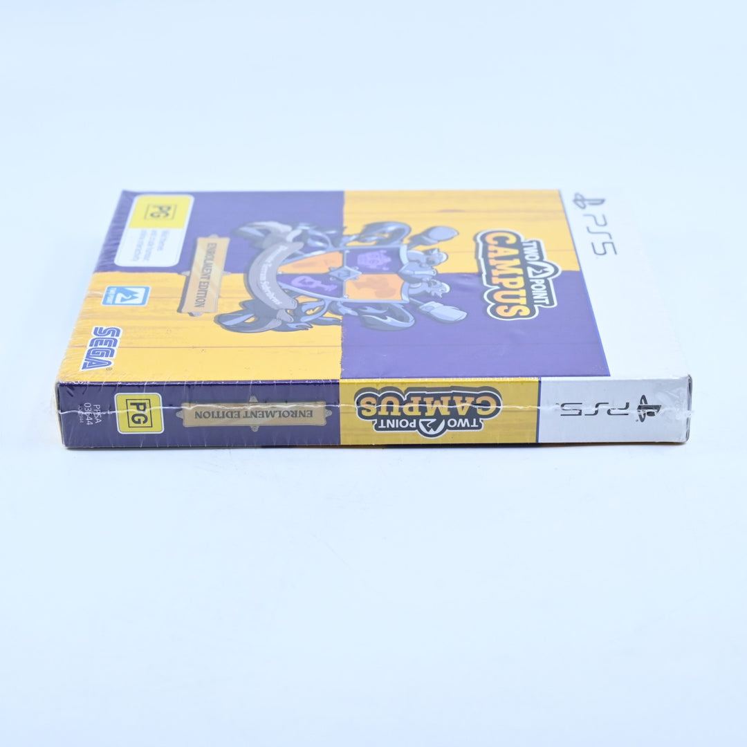 SEALED! Two Point Campus - Enrolment Edition - Sony Playstation 5 / PS5 Game